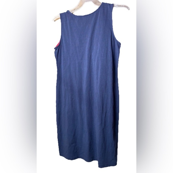 Nautical Colorblock Tank Dress - Navy, White & Red Medium - Picture 3 of 3